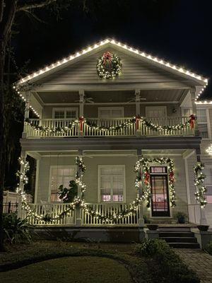 Traditional holiday lighting