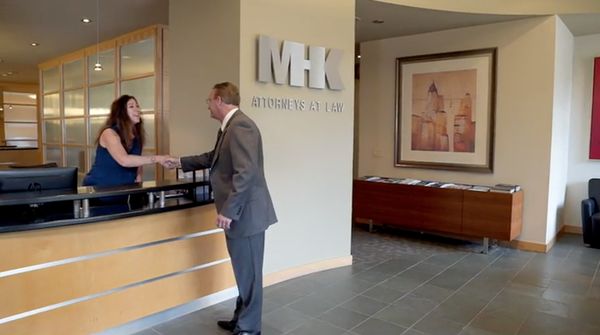 Interior of MHK Attorneys Pocono Summit office