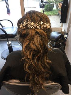 Bridal hair