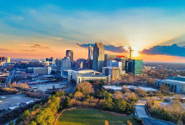 Raleigh skyline