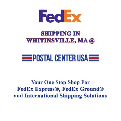 Shipping stress? No worries! 
 Postal Center USA is your go-to for hassle-free FedEx shipping.