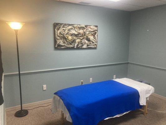 This is the massage studio of Three Rivers Massage Therapy in St Augustine.