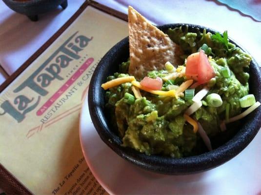 Awesome guacamole!! Portion was big enough to share :)