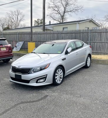 My new Kia Optima that I would never have found if it weren't for the amazing team at Matt Blatt Nissan!