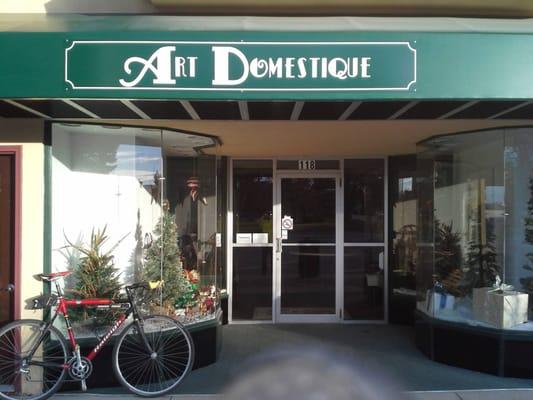 Store front at Art Domestique