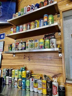 Amazing canned beer selection