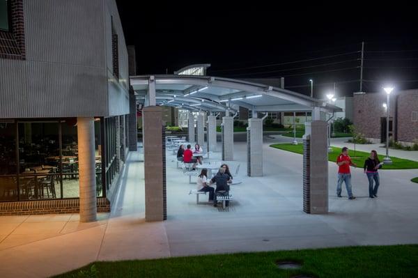 Courtyard at Night