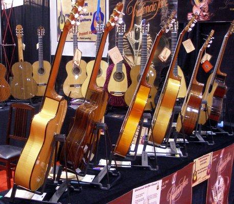 A wide variety of classical, classical Electric and Flamenco guitars.