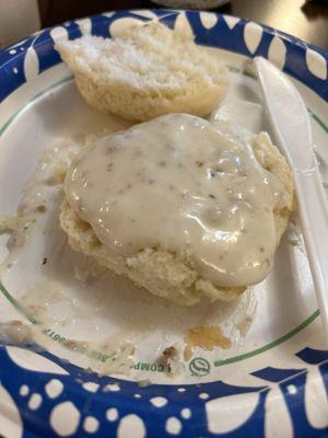 Biscuits and gravy