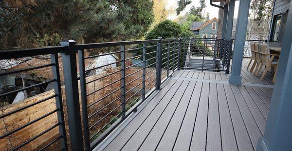 Trex deck and railing