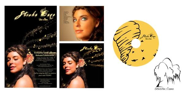 CD Design Package For Stesha Cano, Local Musician.