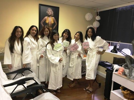 Bridal Spa Party