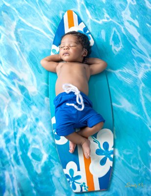 Surfer baby