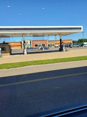 Gas Station is located in front of Vinckier Foods and Ace Hardware of Almont.  5/30/2024