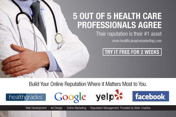 Reputation Marketing: http://nietocreative.com/reputation-management-for-health-care-professionals-houston-tx/