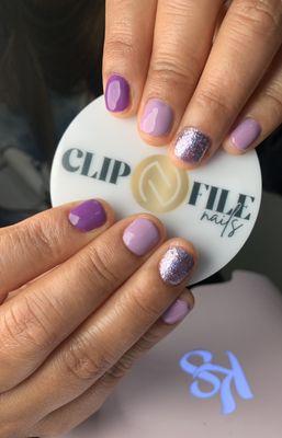 Gel manicure, design manicure