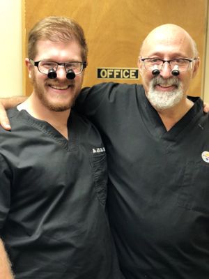 Dr. Joshua DeBellas and Dr. John Fallabel