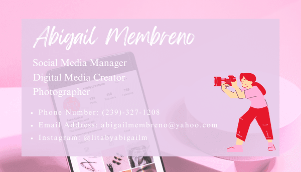 LITA: Abigail M's Business Card