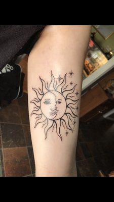 Sun and moon by Shelby