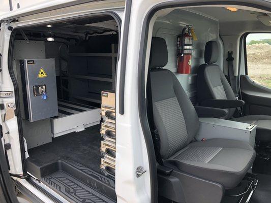 Bulkheads, Shelving, Drawer Units To Keep Your Work Vehicle Organized