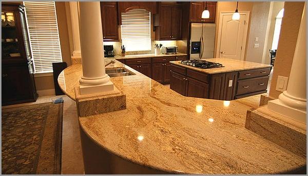 gold-granite-countertops