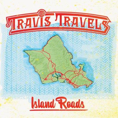 Album cover art for local musician Travis Travels