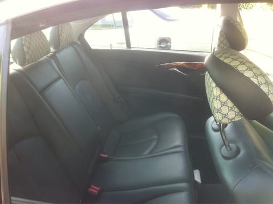 Custom Headrests on MB E Class