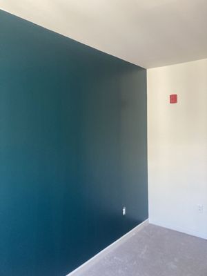 Blue Accent wall