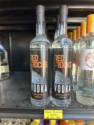 They just the Red Rocks Vodka!  It's so smooth and delicious. My new go to Vodka!