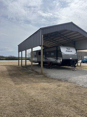 RV that Silverwater campground rents out for daily weekly or monthly rates so beautiful inside