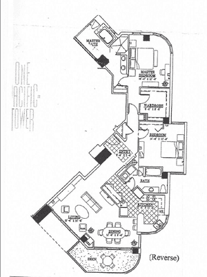 Typical 2 BR Floorplan - '01 Stack ('04 Stack is an exact mirror image)