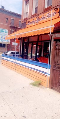 Front of restaurant