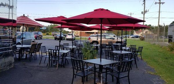 Outside patio area.