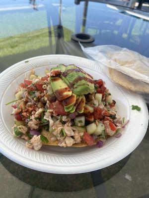 Tostada de Camaron