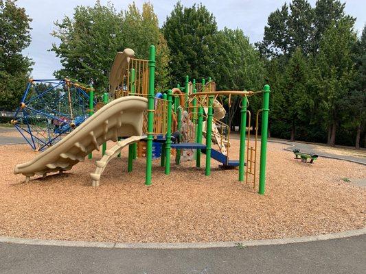 Playground for toddlers and up.