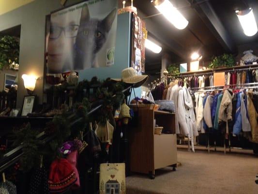 Cute and organized thrift store to find extra winter clothes and coats for your trip while benefiting a local rescue group.