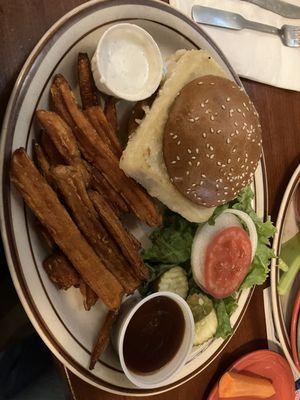 BBQ Tofu Burger