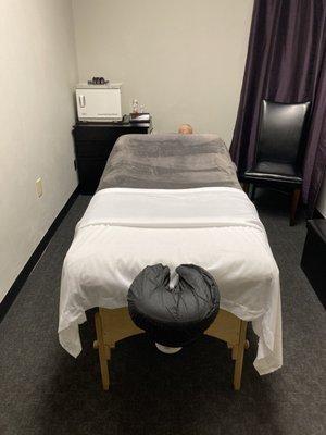 The 1st massage room at DenAsh Massage