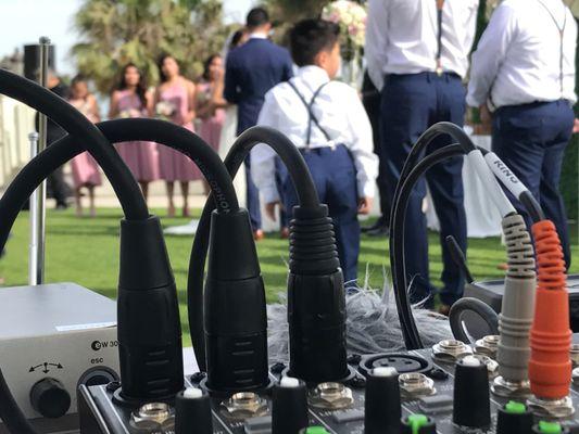 FBN Audio Visual provides PA services for wedding ceremonies throughout Orange County and beyond