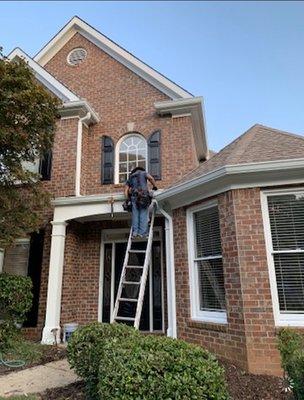 Installing new gutters