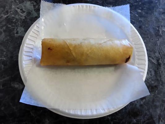 $1.45 - Spring Roll - 3 Star - Crispy and light. If the price gets higher it will lose a star. Good roll though.