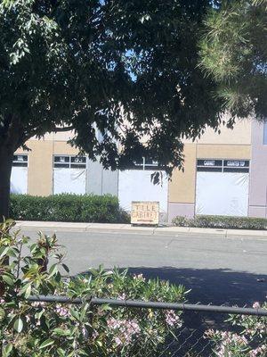 Hand written sign you will see from the Starbucks drive thru that peaked my interest.