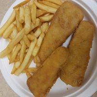 New to the menu, Fish and Fry Platter.