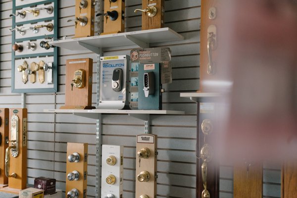 We have a wide variety of home locks for your needs. From electronic locks to standard deadbolts and doorknobs, we will help find the lock b