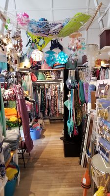 Lots of beach items, clothes, toys, gifts, decor. . .