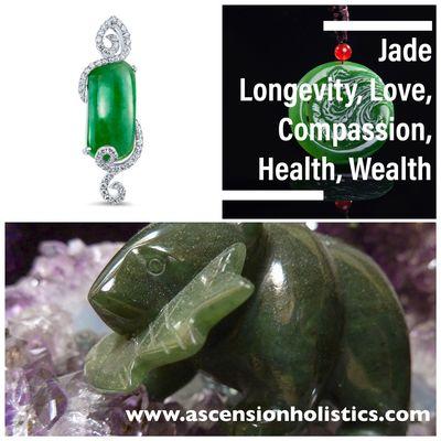 Learn more here: https://ascensionholistics.com/blog/f/jade-gemstone-of-health-wealth-love-compassion-longevity