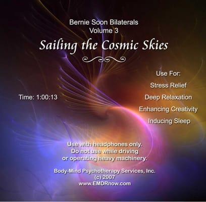 EMDR Inspired Bilateral Music CD Vol. 3 - Sailing the Cosmic Skies - Available for purchase