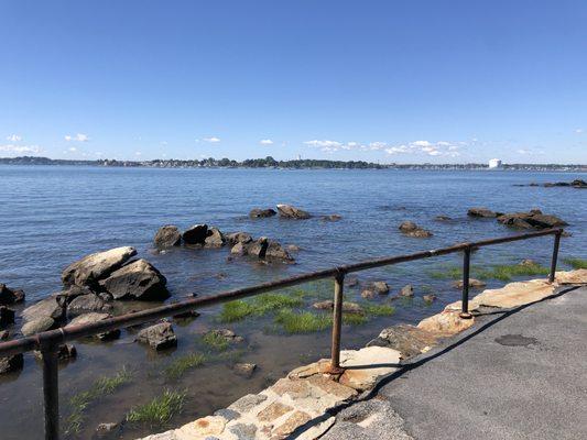 Looking out to Salem MA.