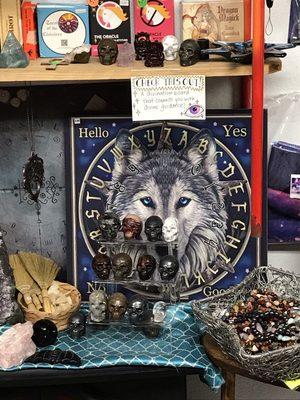 Crystal skulls and spirit boards