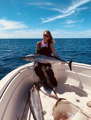 Caught my first Wahoo thanks to Captain Matt!